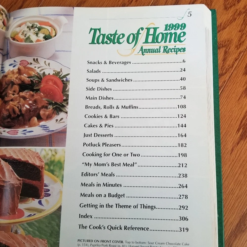 Taste of Home 1999 Annual Recipes
